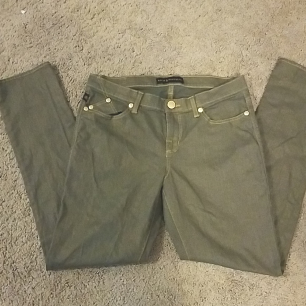 NEW $90 Rock & Republic $90 LADIES jeans Sz12  Stand out Color NEW = Retro